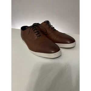 Allen Edmonds "PARK AVENUE" Men's Leather Oxford Dress Sneakers 9.5 D Chili(256N